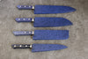 Kaneko Blue Pakkawood Sheath for Santoku with Plywood Pin 180mm - Seisuke Knife - Slide 7