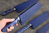 Kaneko Blue Pakkawood Sheath for Santoku with Plywood Pin 180mm - Seisuke Knife - Slide 8