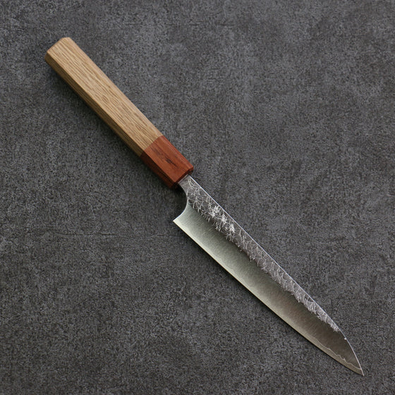 Yoshimi Kato Minamo SG2 Hammered Petty-Utility 150mm Oak Handle - Seisuke Knife