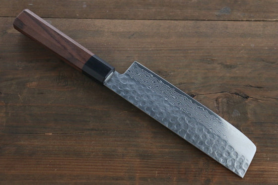 Seisuke AUS10 Nakiri 165mm Shitan Handle - Seisuke Knife