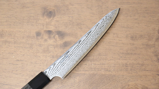 Kanjyo VG10 Damascus Petty-Utility 150mm Gray Pakka wood Handle - Seisuke Knife