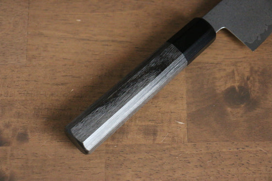 Seisuke VG10 Damascus Santoku 180mm Gray Pakka wood Handle - Seisuke Knife