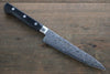 Sakai Takayuki AUS10 45 Layer Mirrored Damascus Petty Japanese Chef Knife 135mm - Seisuke Knife