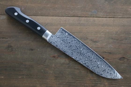 Sakai Takayuki AUS10 45 Layer Mirrored Damascus Santoku Japanese Chef Knife 170mm - Seisuke Knife