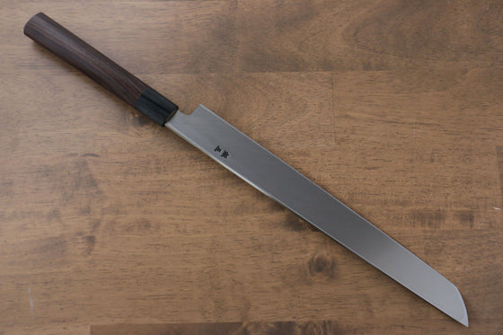 Jikko Silver Steel No.3 Sakimaru Yanagiba  270mm Shitan Handle - Seisuke Knife