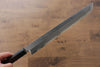 Jikko Silver Steel No.3 Sakimaru Yanagiba  270mm Shitan Handle - Seisuke Knife - Slide 4