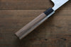 Yamamoto Silver Steel No.3 Nashiji Gyuto Japanese Chef Knife 210mm with Walnut Handle - Seisuke Knife