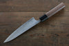 Yamamoto Silver Steel No.3 Nashiji Petty Japanese Chef Knife 150mm with Walnut Handle - Seisuke Knife