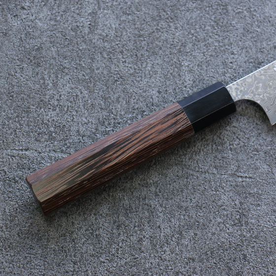 Yoshimi Kato VG10 Damascus Petty-Utility 150mm Wenge Handle - Seisuke Knife