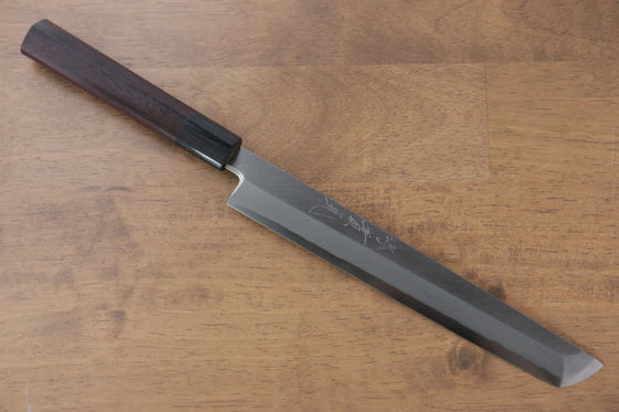 Jikko Silver Steel No.3 Sakimaru Yanagiba  210mm Shitan Handle - Seisuke Knife