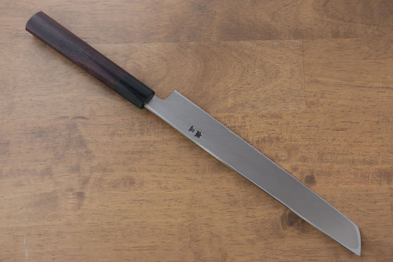 Jikko Silver Steel No.3 Sakimaru Yanagiba  210mm Shitan Handle - Seisuke Knife