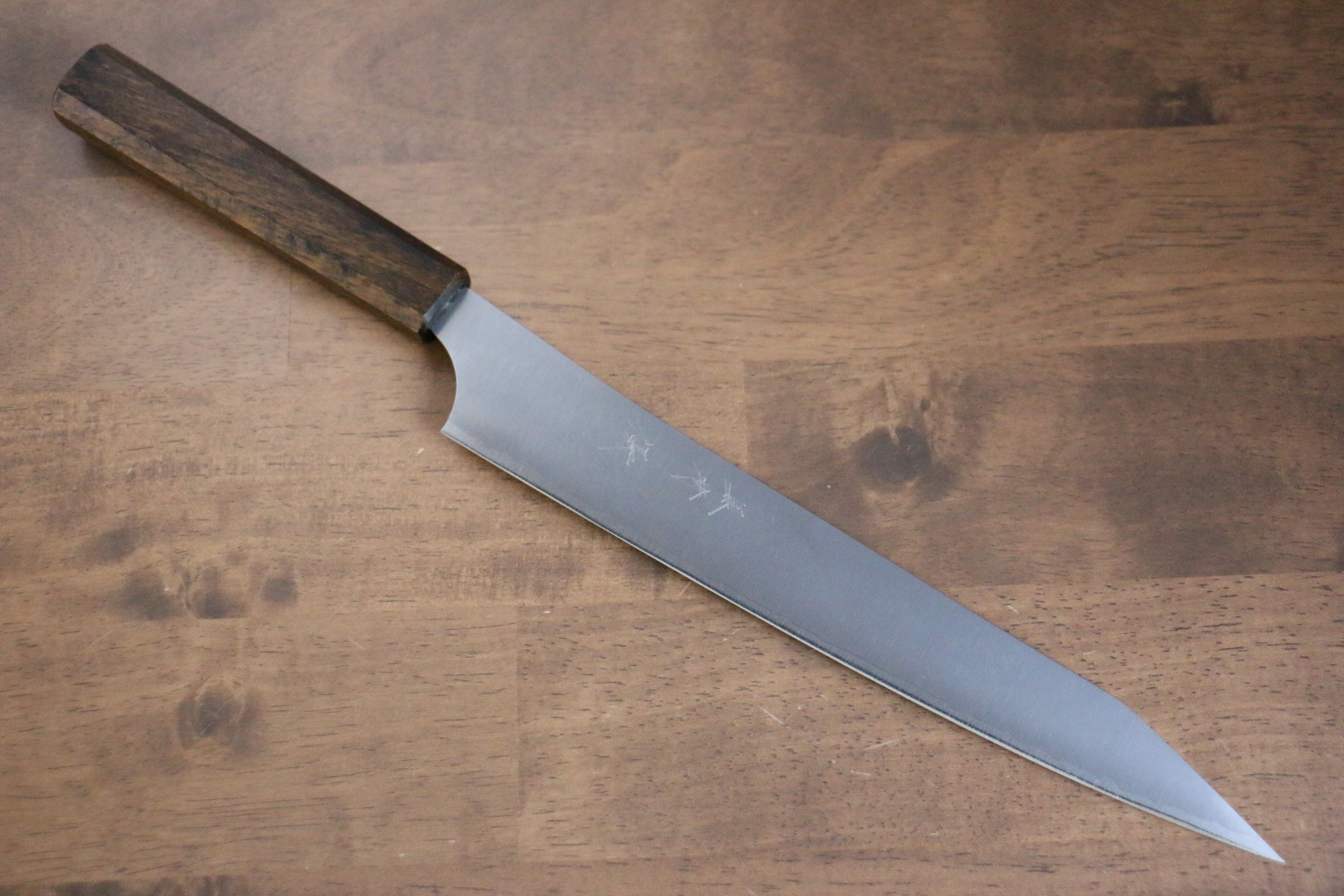 Yu Kurosaki Gekko HAP40 Sujihiki 240mm Oak Handle - Seisuke Knife