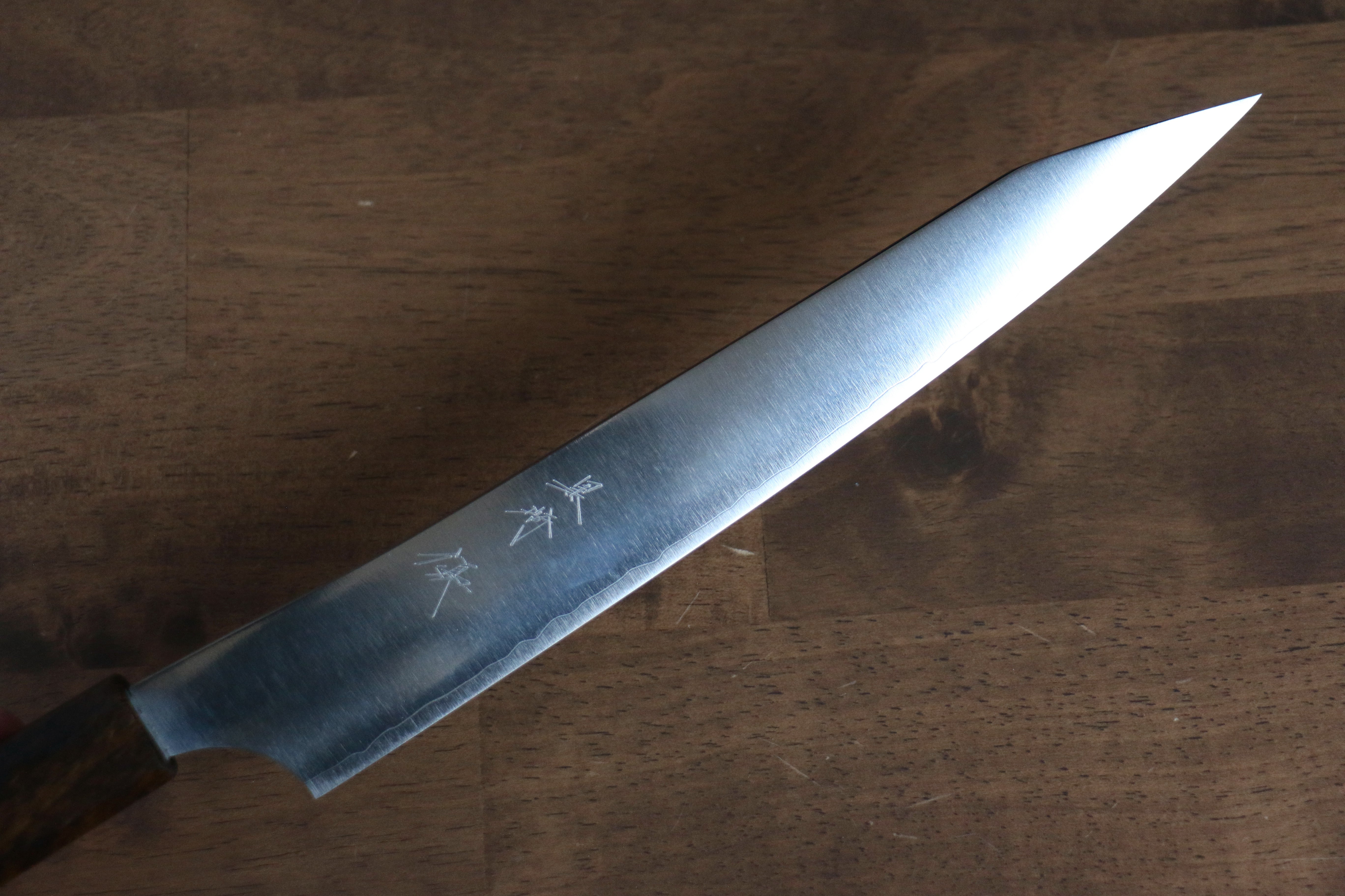 Yu Kurosaki Gekko HAP40 Sujihiki 240mm Oak Handle - Seisuke Knife