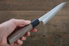 Yamamoto Silver Steel No.3 Nashiji Petty Japanese Chef Knife 120mm with Walnut Handle - Seisuke Knife