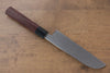 Jikko White Steel No.2 Kamagata Usuba  165mm Shitan Handle - Seisuke Knife - Slide 2