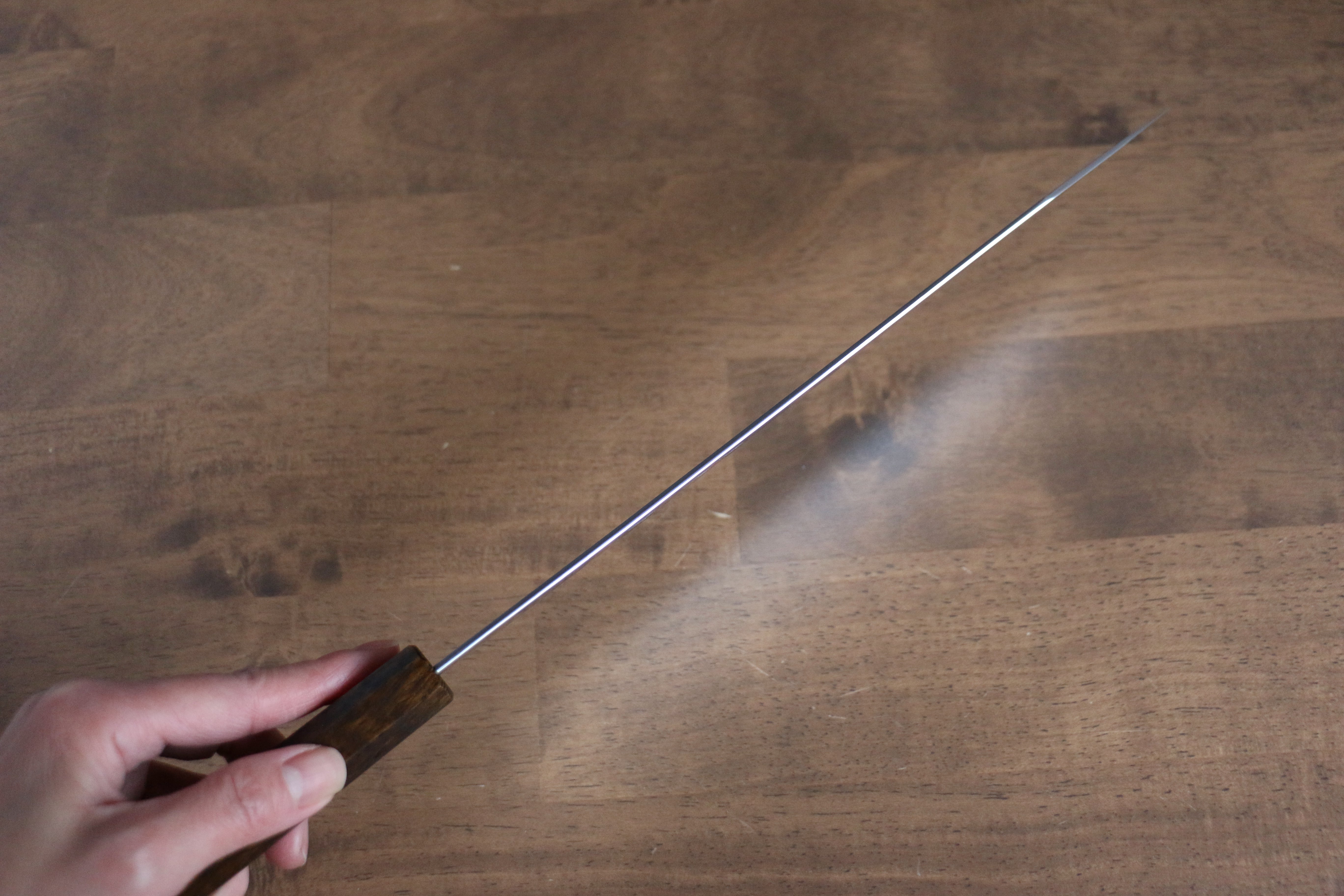 Yu Kurosaki Gekko HAP40 Sujihiki 240mm Oak Handle - Seisuke Knife