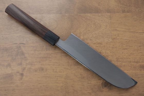 Jikko White Steel No.2 Kamagata Usuba 180mm Shitan Handle - Seisuke Knife
