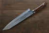 Takeshi Saji SRS13 Hammered Damascus Kiritsuke 270mm Ironwood Handle - Seisuke Knife - Slide 2