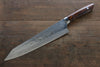 Takeshi Saji SRS13 Hammered Damascus Kiritsuke 270mm Ironwood Handle - Seisuke Knife - Slide 1