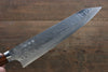 Takeshi Saji SRS13 Hammered Damascus Kiritsuke 270mm Ironwood Handle - Seisuke Knife