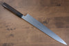 Yu Kurosaki Senko SG2 Hammered Sujihiki 270mm Shitan (ferrule: Black Pakka wood) Handle - Seisuke Knife - Slide 2