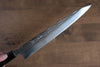 Yu Kurosaki Senko SG2 Hammered Sujihiki 270mm Shitan (ferrule: Black Pakka wood) Handle - Seisuke Knife - Slide 4