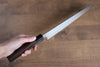 Yu Kurosaki Senko SG2 Hammered Sujihiki 270mm Shitan (ferrule: Black Pakka wood) Handle - Seisuke Knife - Slide 7