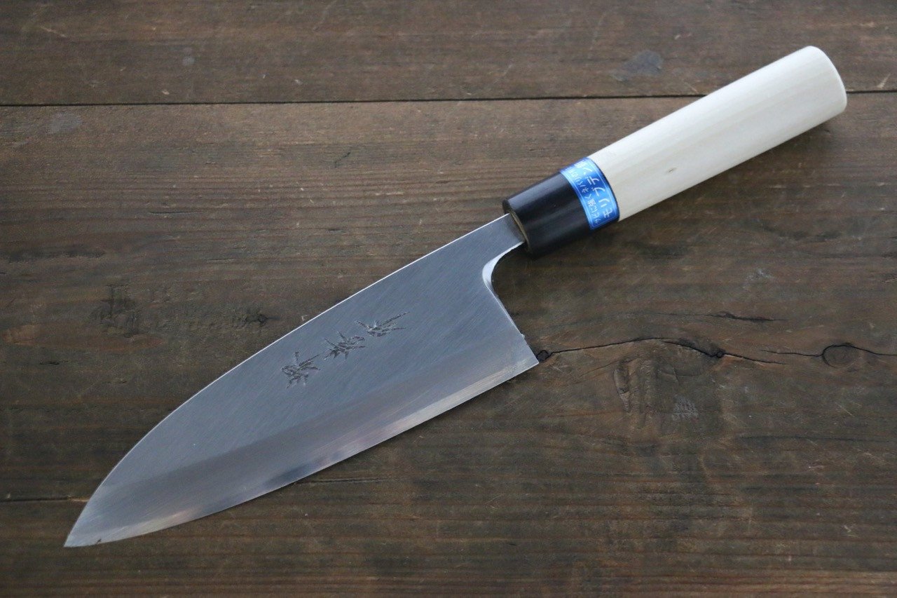 [Left Handed] Sakai Takayuki INOX Japanese Chef Series 8A Steel Deba Knife - Seisuke Knife