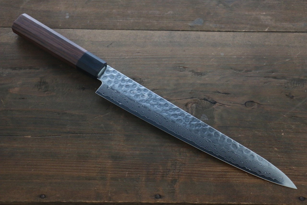 Seisuke AUS10 Sujihiki 240mm Shitan Handle - Seisuke Knife