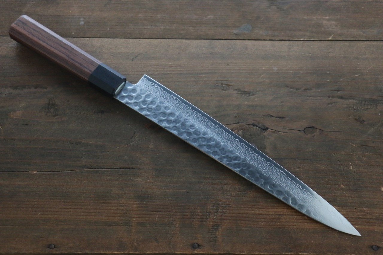 Seisuke AUS10 Sujihiki 240mm Shitan Handle - Seisuke Knife