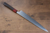 Yu Kurosaki Senko SG2 Hammered Sujihiki 270mm Shitan (ferrule: Red Pakka wood) Handle - Seisuke Knife - Slide 2