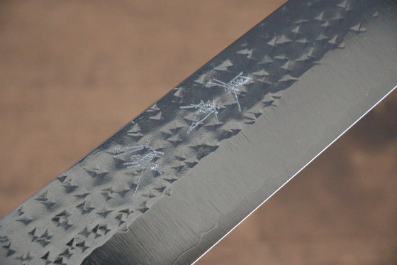 Yu Kurosaki Senko SG2 Hammered Sujihiki 270mm Shitan (ferrule: Red Pakka wood) Handle - Seisuke Knife