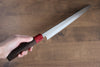 Yu Kurosaki Senko SG2 Hammered Sujihiki 270mm Shitan (ferrule: Red Pakka wood) Handle - Seisuke Knife - Slide 7