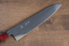 Yu Kurosaki Senko SG2 Hammered Gyuto 240mm Shitan (ferrule: Red Pakka wood) Handle - Seisuke Knife - Slide 3