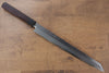 Jikko Silver Steel No.3 Kiritsuke Yanagiba  300mm Shitan Handle - Seisuke Knife - Slide 1