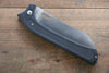 Takeshi Saji SG2 Damascus Folding Santoku 130mm with Carbon Fiber Handle - Seisuke Knife - Slide 3