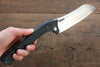 Takeshi Saji SG2 Damascus Folding Santoku 130mm with Carbon Fiber Handle - Seisuke Knife - Slide 10