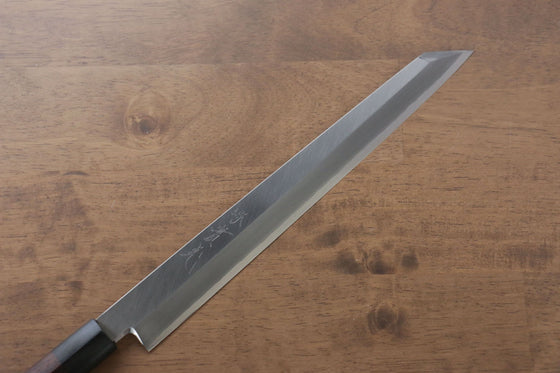 Jikko Silver Steel No.3 Kiritsuke Yanagiba 270mm Shitan Handle - Seisuke Knife