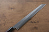 Jikko Silver Steel No.3 Kiritsuke Yanagiba  240mm Shitan Handle - Seisuke Knife - Slide 3