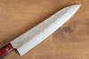 Seisuke Ringo Silver Steel No.3 Nashiji Gyuto 210mm Red Pakka wood Handle - Seisuke Knife - Slide 3