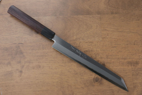 Jikko Silver Steel No.3 Kiritsuke Yanagiba  210mm Shitan Handle - Seisuke Knife