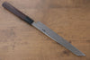 Jikko Silver Steel No.3 Kiritsuke Yanagiba  210mm Shitan Handle - Seisuke Knife - Slide 2