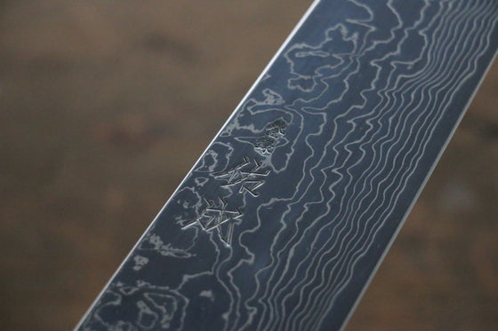 Sukenari SG2 Damascus Kiritsuke Gyuto 210mm with Shitan Handle - Seisuke Knife