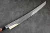 Yu Kurosaki Shizuku SG2 Mirrored Finish Hammered Sakimaru Sujihiki 450mm Chinese Quince with Double Water Buffalo Ring Handle with Sheath - Seisuke Knife - Slide 3