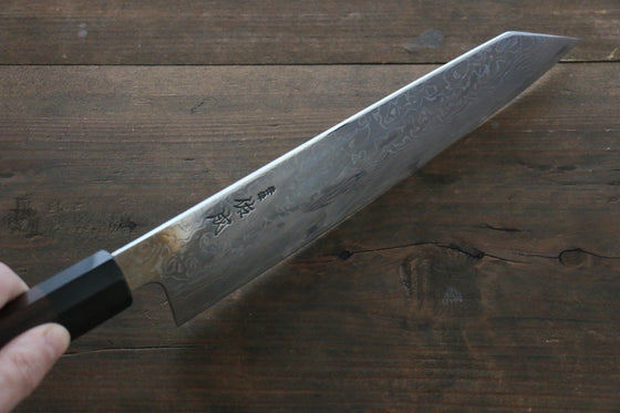 Sukenari SG2 Damascus Kiritsuke Gyuto 240mm with Shitan Handle - Seisuke Knife