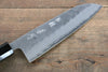 Sakai Takayuki Silver Steel No.3 Nashiji Santoku 170mm with Black Persimmon Handle - Seisuke Knife - Slide 3