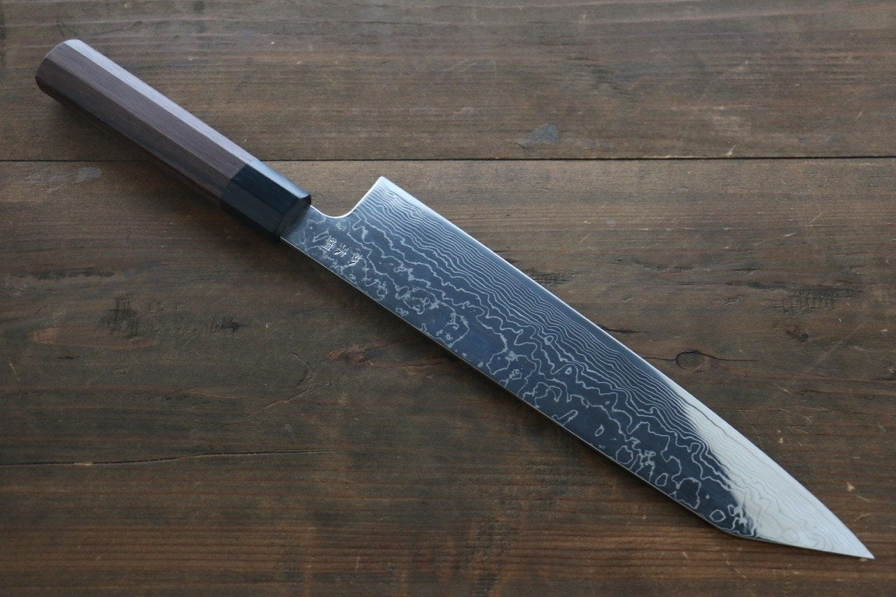 Sukenari SG2 Damascus Kiritsuke Gyuto 270mm Shitan Handle - Seisuke Knife