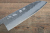 Sakai Takayuki Silver Steel No.3 Nashiji Santoku 170mm with Black Persimmon Handle - Seisuke Knife - Slide 4