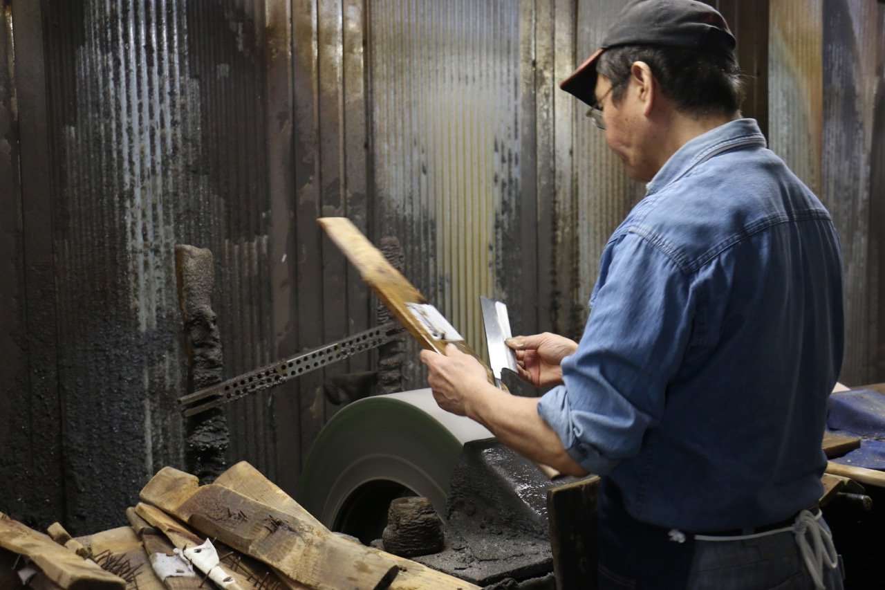 Hideo Kitaoka White Steel No.2 Damascus Kiritsuke Yanagiba Japanese Chef Knife 270mm - Seisuke Knife