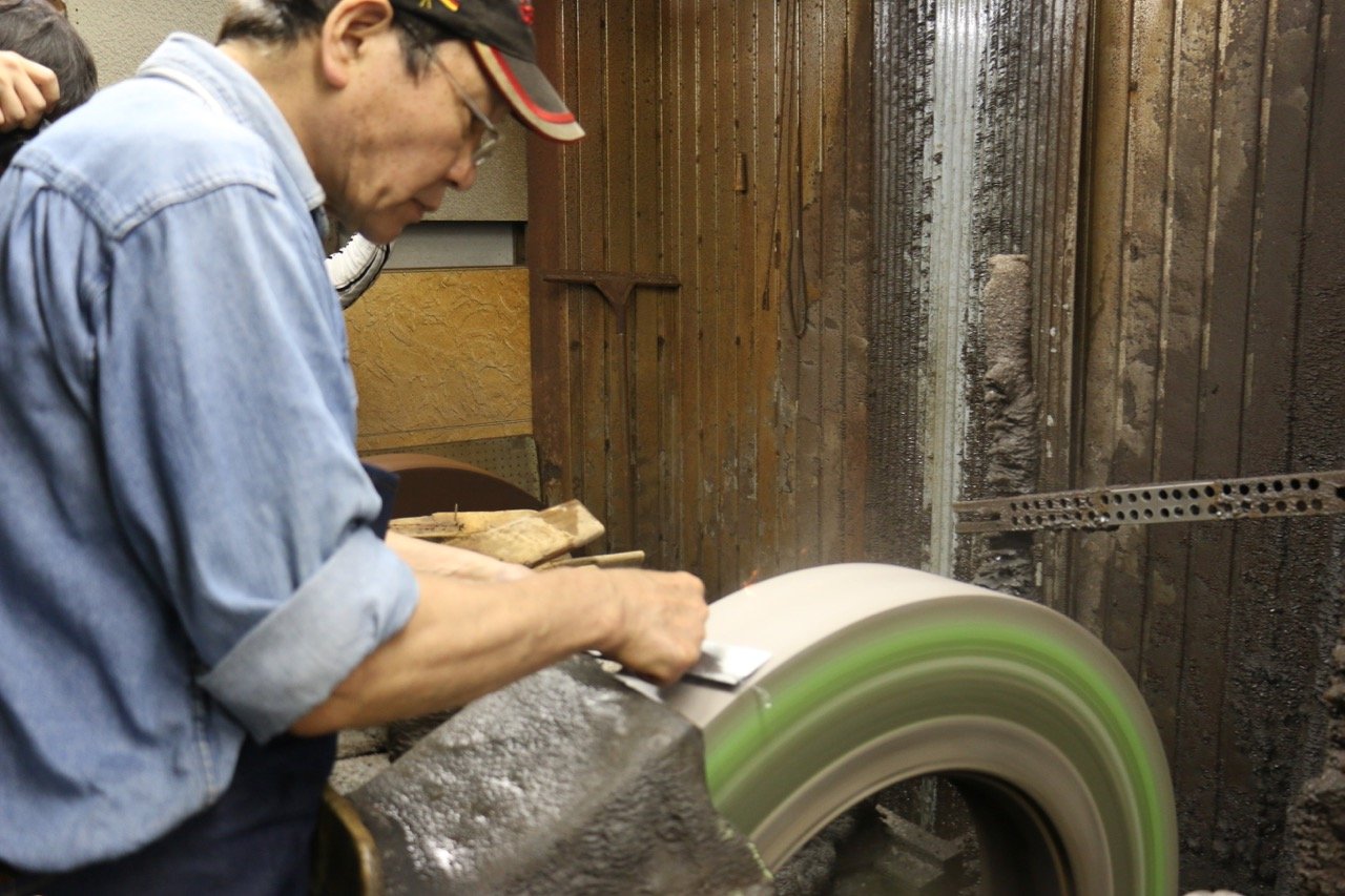 Hideo Kitaoka White Steel No.2 Damascus Yanagiba Japanese Chef Knife 270mm - Seisuke Knife